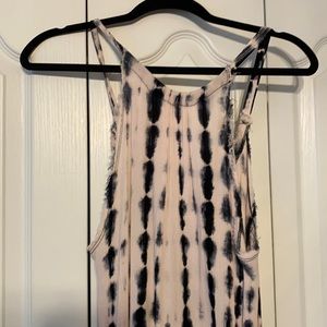 Tie dye high low dress
